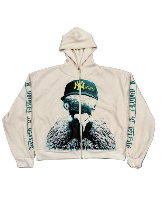 NYC Pigeon Thermal Hoodie