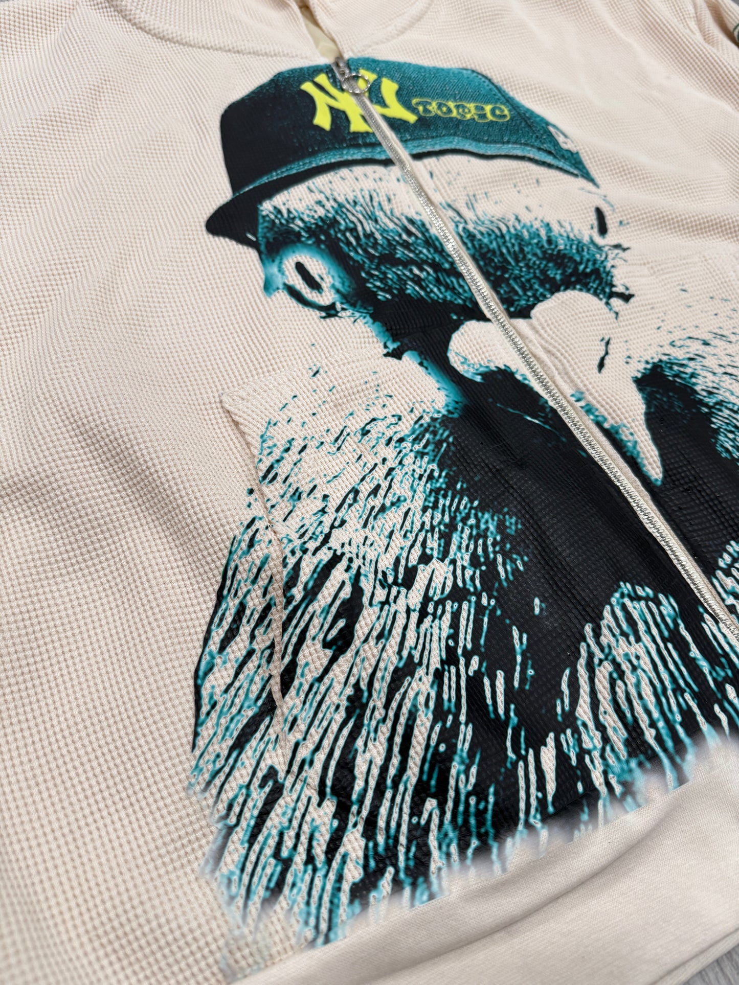 NYC Pigeon Thermal Hoodie